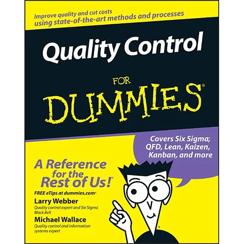Quality Control for Dummies - Paperback
