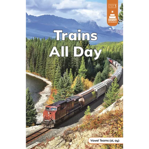 Trains All Day - Library Binding