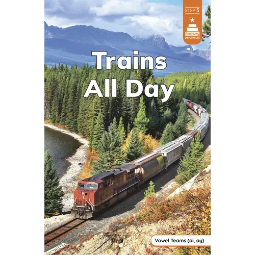 Trains All Day - Library Binding