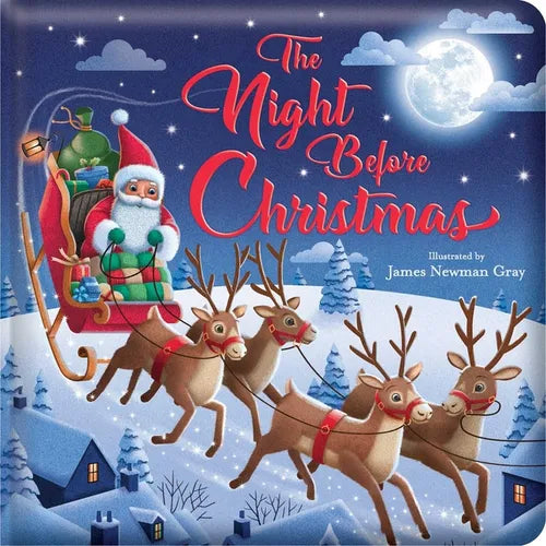 The Night Before Christmas: Padded Board Book: Picture Storybook - Board Book