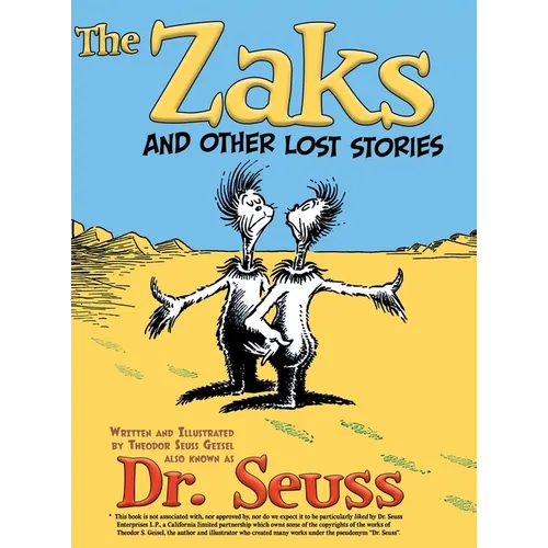 The Zaks and Other Lost Stories - Hardcover
