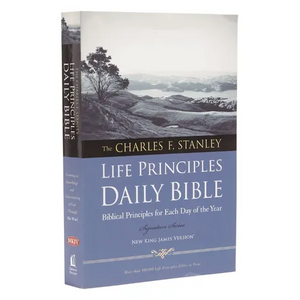 Charles F. Stanley Life Principles Daily Bible-NKJV - Paperback