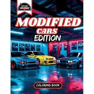 Revline Coloring Modified Cars Edition Car Coloring Book - Paperback