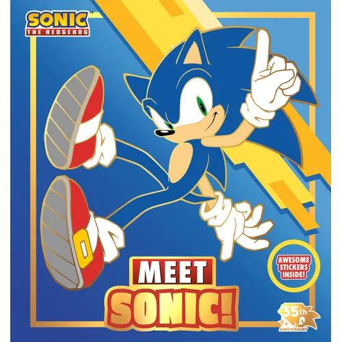 Meet Sonic!: A Sonic the Hedgehog Storybook: 35th Anniversary Edition - Hardcover