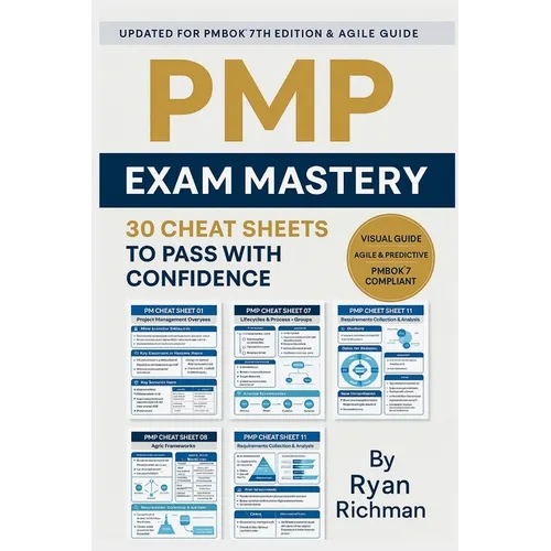 PMP Exam Mastery: 30 Cheat Sheets to Pass With Confidence - Paperback