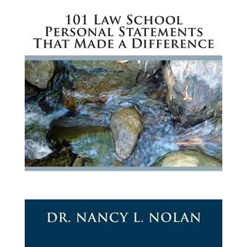 101 Law School Personal Statements That Made a Difference - Paperback