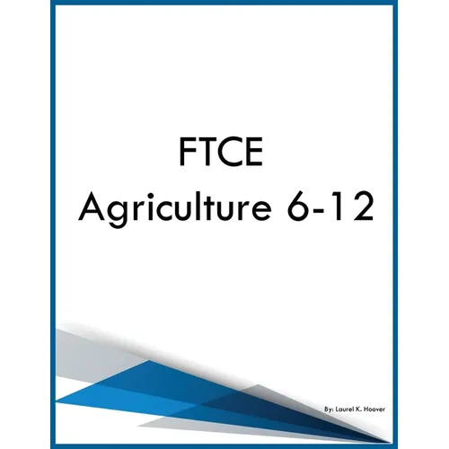 FTCE Agriculture 6-12 - Paperback