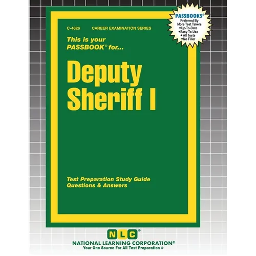 Deputy Sheriff I - Paperback