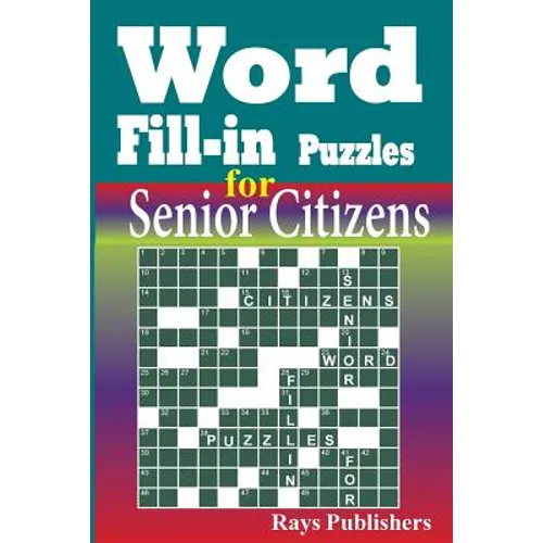 Word Fill-in Puzzles for Senior Citizens - Paperback