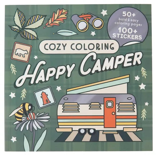 Cozy Coloring Happy Camper - Paperback