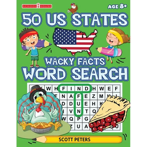 Wacky Facts Word Search: 50 US States - Paperback