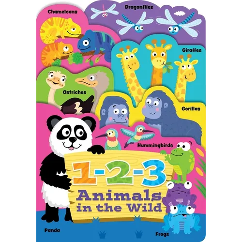 1-2-3 Animals in the Wild - Board Book