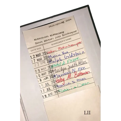 Midwestern Miscellany LII (Spring-Fall 2024) - Paperback