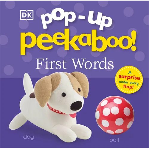 Pop-Up Peekaboo! First Words: A Chatty Surprise Under Every Flap! - Board Book