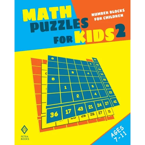 Math Puzzles for Kids 2: Number Blocks for Children - Paperback
