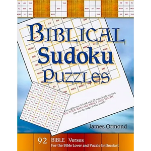Biblical Sudoku Puzzles - Paperback