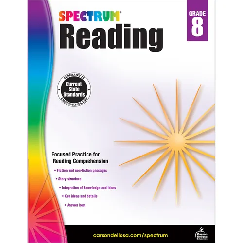 Spectrum Reading Workbook, Grade 8: Volume 26 - Paperback