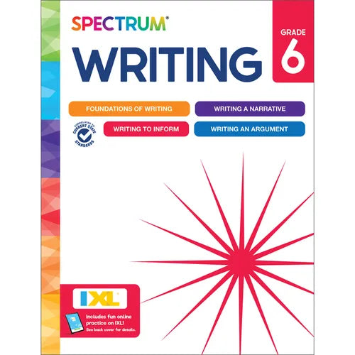 Spectrum Writing Workbook, Grade 6 - Paperback