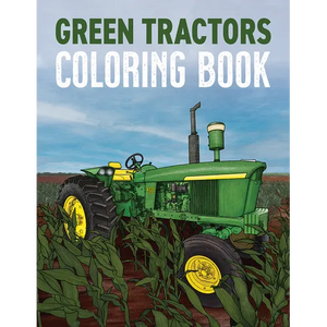 Green Tractors Coloring Book - Paperback