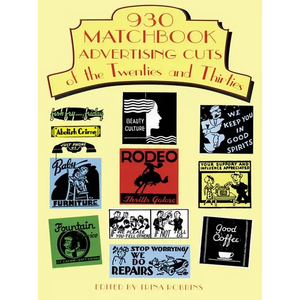 930 Matchbook Advertising Cuts of the Twenties and Thirties - Paperback