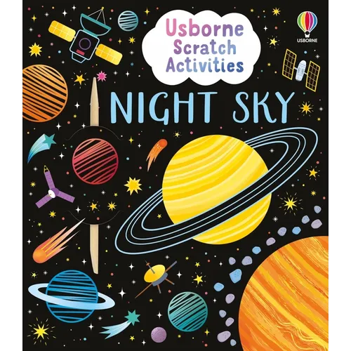 Usborne Scratch Activities Night Sky - Paperback