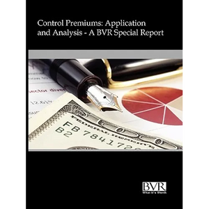 Control Premiums: Application and Analysis - Paperback