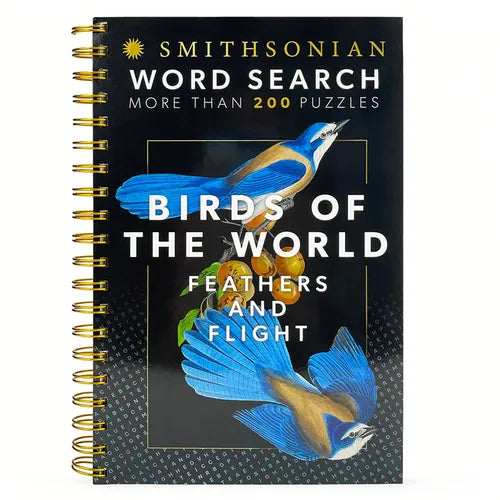 Smithsonian Word Search Birds of the World Feathers and Flight - Spiral