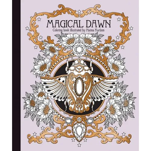 Magical Dawn Coloring Book: Hardcover Adult Coloring Book Featuring Thick, High-Quality Paper - Novelty
