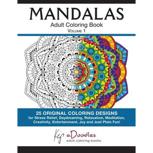 Mandalas, Volume 1: Adult Coloring Book - Paperback
