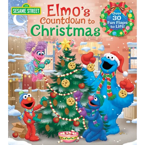 Elmo's Countdown to Christmas (Sesame Street) - Board Book