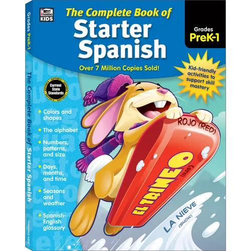 The Complete Book of Starter Spanish, Grades Preschool - 1 - Paperback
