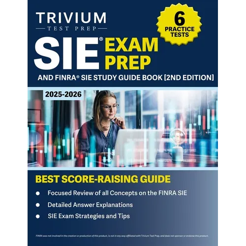 SIE Exam Prep 2025-2026: 6 Practice Tests and FINRA SIE Study Guide Book [2nd Edition] - Paperback