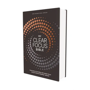 Niv, Clear Focus Bible, Hardcover, Charcoal/Copper: Read More of the Bible with Better Focus Using the Bionic Reading Method - Hardcover