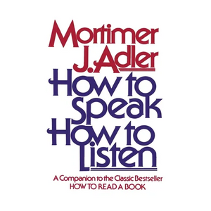 How to Speak How to Listen - Paperback