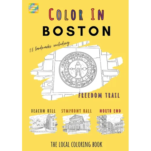 Boston Coloring Book - Paperback