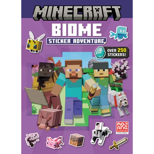 Biome Adventures Sticker Book (Minecraft) - Paperback
