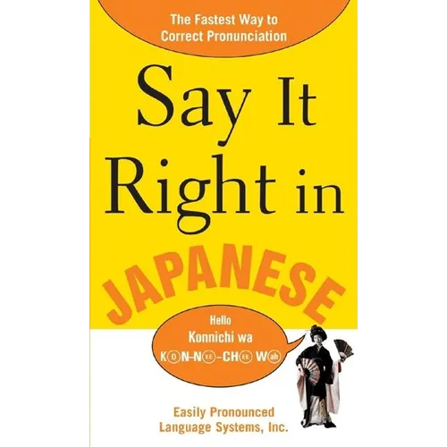 Say It Right in Japanese - Paperback