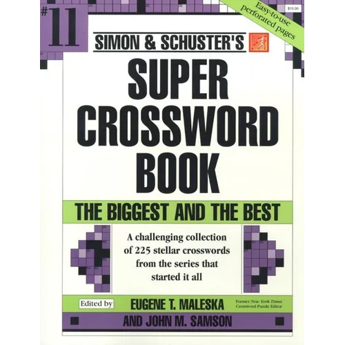 Simon & Schuster Super Crossword Puzzle Book #11 - Paperback