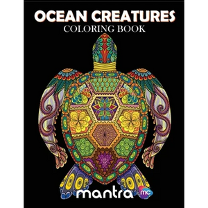 Ocean Creatures Coloring Book: Coloring Book for Adults: Beautiful Designs for Stress Relief, Creativity, and Relaxation - Paperback