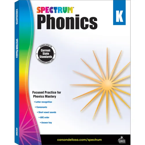 Spectrum Phonics, Grade K: Volume 90 - Paperback