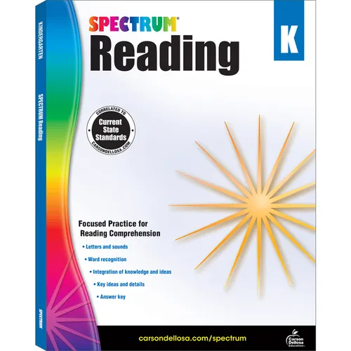 Spectrum Reading Workbook, Grade K: Volume 19 - Paperback