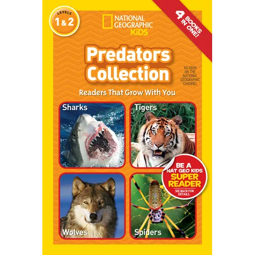 Predators Collection (National Geographic Kids Readers, Levels 1 & 2): Readers That Grow with You - Paperback