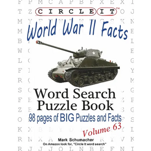 Circle It, World War II Facts, Word Search, Puzzle Book - Paperback