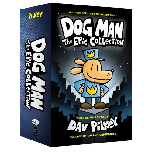 Dog Man: The Epic Collection: From the Creator of Captain Underpants (Dog Man #1-3 Box Set) - Boxed Set