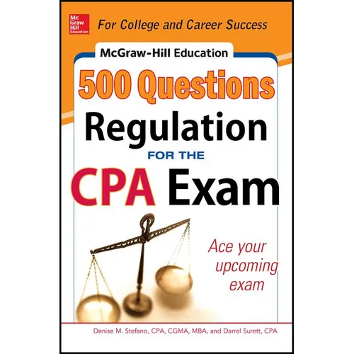 McGraw-Hill Education 500 Regulation Questions for the CPA Exam - Paperback