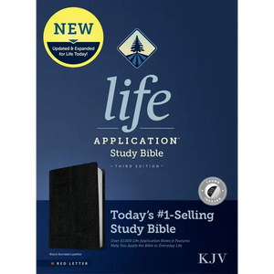 KJV Life Application Study Bible, Third Edition (Bonded Leather, Black, Indexed, Red Letter) - Bonded Leather