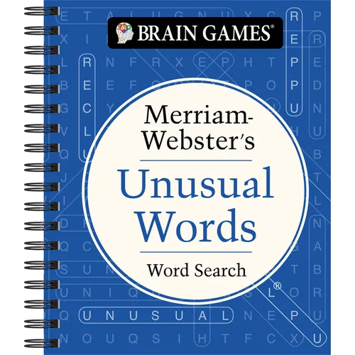 Brain Games - Merriam-Webster's Unusual Words Word Search - Spiral