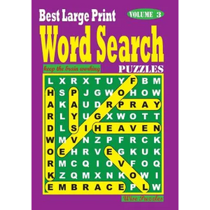 Best Large Print Word Search Puzzles, Vol. 3 - Paperback