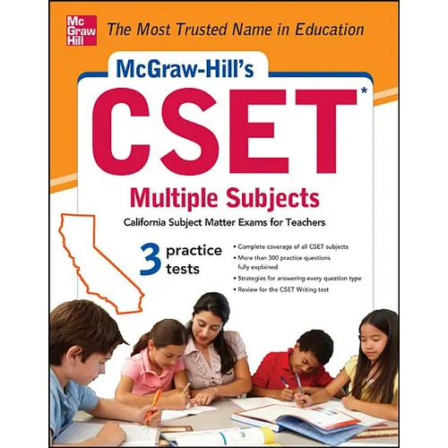 McGraw-Hill's CSET Multiple Subjects: Strategies + 3 Practice Tests - Paperback