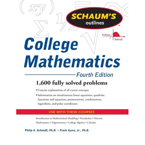 Schaum's Outline of College Mathematics, Fourth Edition - Paperback